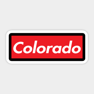 COLORADO SUPER USA LOGO Sticker